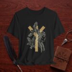 Valkyrie & Ravens Line Art Tee
