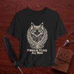 Mystic Cat T-Shirt – 9 Worlds 9 Lives Pagan Graphic Tee