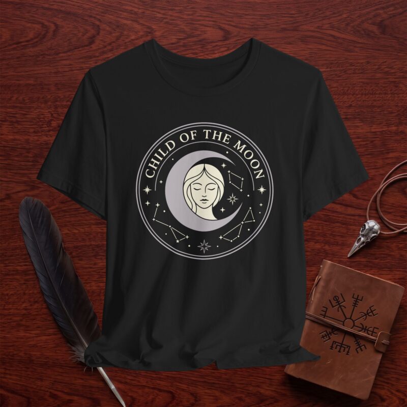 Child of the Moon Shirt – Mystic Crescent Moon Graphic Tee