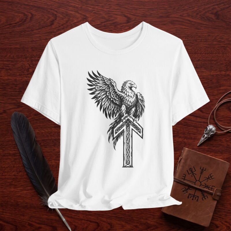 Tiwaz Rune Eagle Graphic Tee