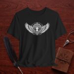Winged Valkyrie T-Shirt – Norse Celtic Warrior Graphic Tee